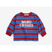 BOBO CHOSES Embossed Stripes T-Shirt - Multi/patterned - 86