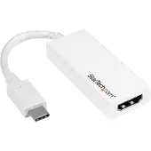 StarTech.com CDP2HD4K60W - USB Type-C - HDMI -näyttösovitin, valkoinen