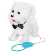 Usorteret kävelevä interaktiivinen westie 24 cm