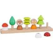 Goki Wooden Color and Shape Sorting Game
