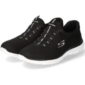 SKECHERS Slip on -tennarit 'Summits' harmaa / musta