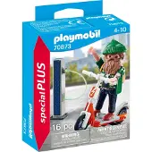 Playmobil Playset Playmobil Hipster with E-scooter 70873