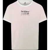 New Balance Trackside Ringer T-Shirt - Cream - S