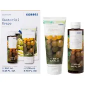 Korres Santorini Grape Showergel & Body Milk Set Duo
