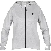 MOROTAI Urheilullinen collegetakki 'Comfy Performance' vaaleanharmaa / musta