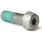 Magura Is Alumini T25 M6x18 Screws 10 Units Hopeinen