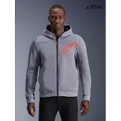 Alpinestars Chrome V2 Sport -moottoripyörähuppari Harmaa/Punainen Miehet, size XL