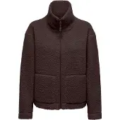 ONLY Onlmegan Teddy Jacket Otw Noos - Brown - L
