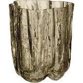 Kosta Boda Crackle maljakko 12,1 cm taupe