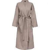 Hoie Vega Waffle Bath Robe - Beige - S/M