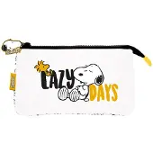 Grupo Erik Editores - 3-compartment pencil case from the Lazy Days collection