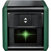 Bosch linjelaser - Quigo Green (levereras med 2 batterier, MM2 universaltång och 1 fixeringsanpassning)