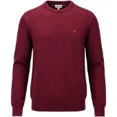 Tommy Hilfiger Neulepaita tummansininen / burgundin punainen / kirkaanpunainen / valkoinen