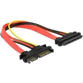 DeLOCK SATA-jatkojohto 22 pin Serial ATA Uros 22 pin Serial ATA Naaras 0.2m