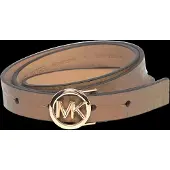 Michael Kors Accessories 18Mm Logo Skinny Belt - Beige - XS