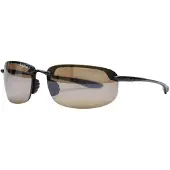 Maui jim Ho'okipa -aurinkolasit, kiiltävä musta, HCL Bronze