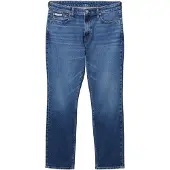 Calvin Klein Jeans Farkut 'Whiskered Slim' tummansininen