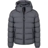 Superdry for man. M5011905A Dark Gray Padded Sports Jacket (L), Black, Casual, Polyester