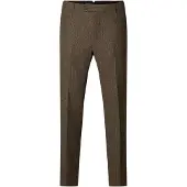 Selected Reed Wool Slim Fit Puvunhousut