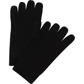 Ralph Lauren Signature Pony Wool Gloves - Black - ONE SIZE