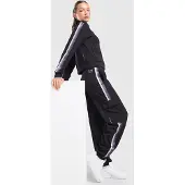 Emporio Armani Urheiluhousut 'NATURAL VENTUS7' lila / musta / valkoinen
