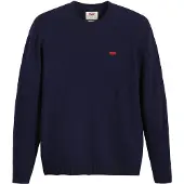 Levi's for man. A4320-0001 Original Housemark navy sweatshirt (L), Casual, Wool, Long sleeve