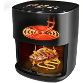 Cecotec Cecofry & Grill Duoheat 6500, 6,5 l, 2200 W, airfryer, musta