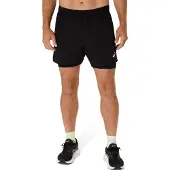 Asics Men's Core 2-in-1 5in Shorts Performance Black/Performance Black Treenishortsit S