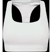 Björn Borg Studio Ribbed Racerback Bra - Cream - XL