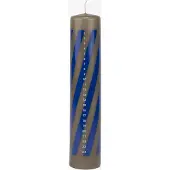 Mette Ditmer Twentyfour Christmas Candle - Blue - 5X25CM