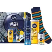 Nivea Men Men's Stuff Ihonhoitolahjapakkaus Sukilla