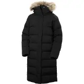 Helly Hansen Women's Aria Long Parka Black Synteettisesti vuoratut parkatakit S