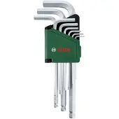 Bosch Kuusiokoloavain 1600A032V1; 1,5-10 mm; 9 kpl.