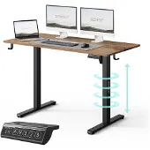 Sense7 NOJO LIGHT tummanruskea työpöytä 120 cmx60 cm