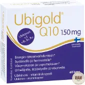 Raw Organic Hankintatukku Ubigold Q10 150mg 60kaps