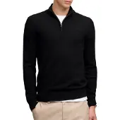 Superdry Essential Lightweight Wool Blend Puolivetskari-pusero