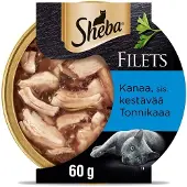 Sheba kana & tonnikala kastikkeessa 60g