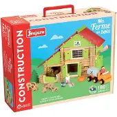 Jeujura Playset Jeujura My Wooden Farm (180 Kappaletta)