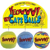 Yeowww! - Catnip Cat Toy My Cats Balls Mix 3-pack 5cm - Kissat - Kissan lelut ja kissan huiskat - Pallot