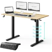Sense7 Biurko NOJO LIGHT Jasnobrązowo-sortti 120 cmx60 cm