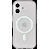 Holdit MagSafe iPhone 17 läpinäkyvä suojakuori (valkoinen)