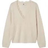 Vero Moda Berry Lace V-aukkoinen Neulepaita