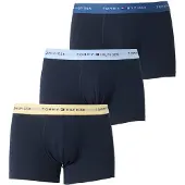 Tommy Hilfiger Underwear Bokserishortsit 'Essential' kerma / marine / laivastonsininen / vaaleansininen