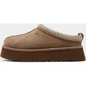 Ugg for woman. 1174471 Tazz II brown leather slippers (39), 3 to 5 cm, Suede, None, Homewear