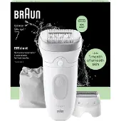 Braun Silk·épil 7 SE7-041 märkä- ja kuiva-ajoon -epilaattori, valkoinen