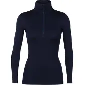 Icebreaker Women's 260 Tech Longsleeve Half Zip Midnight Navy Aluskerrastopaidat L