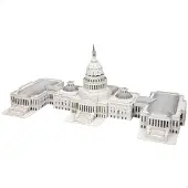 Colorbaby 3d Capitol Puzzle 126 Pieces Harmaa