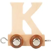 Small Foot - Wooden Letter Train - K - 12 pieces
