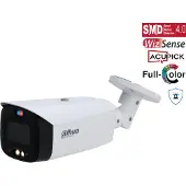 Dahua IPC-HFW3849T1-AS-PV-0280B-S5 8MP Älykäs Kaksoisvalon Aktiivinen Pelote Kiinteäpolttoväli Bullet WizSense Verkkokamera (IPC-HFW3849T1-AS-PV-0280B-S5)