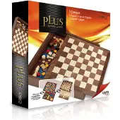 Abba Games 5-in-1 Pelilauta: Merenkulku/parkkipaikka/shakki/tammi Ja Backgammon